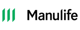 Manulife logo with green and black design on a clear background